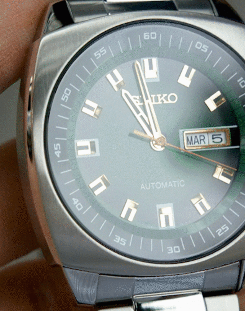 [리테일가에서 40%할인] SNKM97 세이코 그린 오토매틱 시계