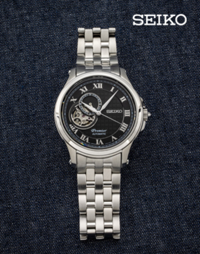[백화점 정가에서 40%할인] SSA023J1세이코 프리미어 오픈하트 남자 시계